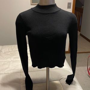 Express Ribbed Crop Sweater